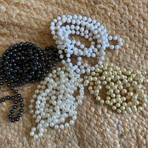 Elegant Multi-Color Beaded Necklace Set